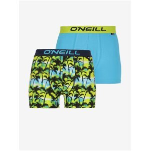 O'Neill BOXER 2-PACK Pánské boxerky Tyrkysová