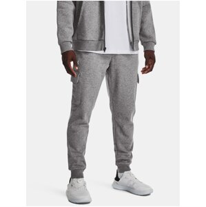 Šedé tepláky Under Armour UA Rival Fleece Cargo Jogger