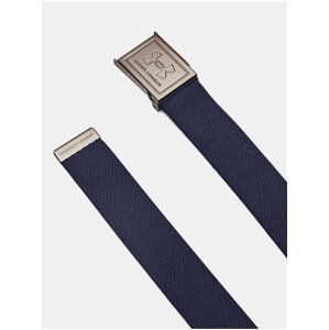 Tmavě modrý oboustranný pásek Under Armour M Stretch Webbing Belt