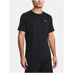 Černé sportovní tričko Under Armour UA HG Armour Ftd Graphic SS