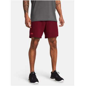 Vínové sportovní kraťasy Under Armour UA Vanish Woven 6in Shorts