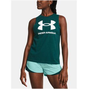 Petrolejové tílko Under Armour UA W LIVE SPORTSTYLE TANK