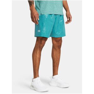 Světle modré sportovní kraťasy Under Armour UA Woven Emboss Short