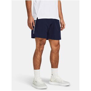 Tmavě modré sportovní kraťasy Under Armour UA Woven Wdmk Shorts