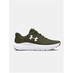 Khaki běžecké tenisky Under Armour UA BGS Surge 4