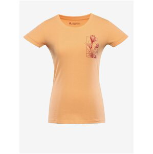 Oranžové dámské tričko z organické bavlny ALPINE PRO TERMESA