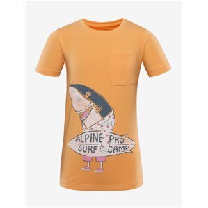Oranžové dětské tričko ALPINE PRO Sunno