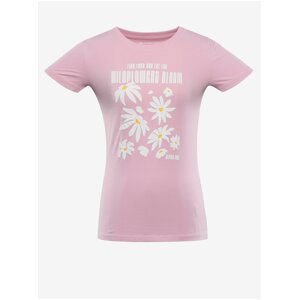 Růžové dámské tričko ALPINE PRO Norda