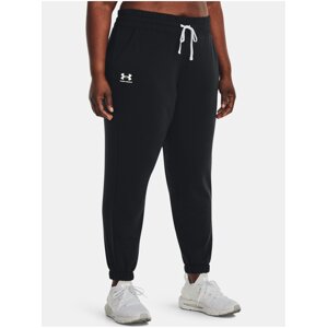 Černé dámské sportovní tepláky Under Armour Rival Terry Joggers