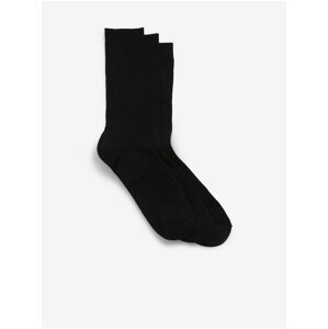 Sada tří párů pánských ponožek v černé barvě GAP