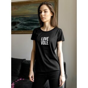 Černé dámské tričko ZOOT Original Love Vole