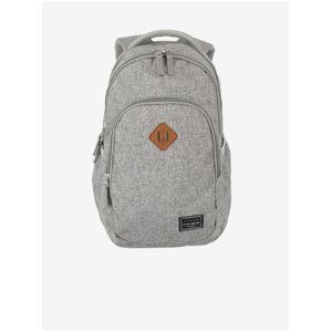 Šedý unisex batoh Travelite Basics Small Daypack Light grey