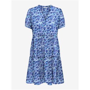 Modré dámské vzorované šaty ONLY Nova