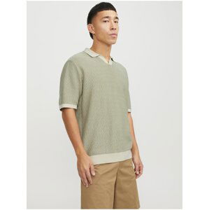 Zelené pánské polo tričko Jack & Jones Mykonos