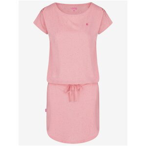 Růžové dámské letní šaty LOAP BURGET