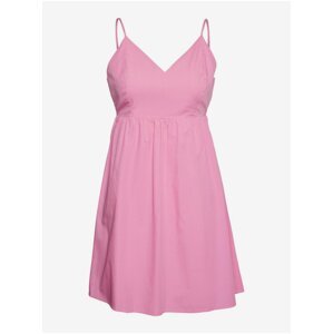 Růžové dámské šaty Vero Moda Charlotte