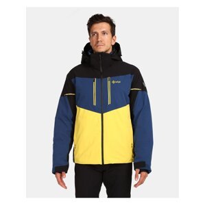 Žlutá-modrá pánská lyžařská bunda Kilpi TONNSI-M