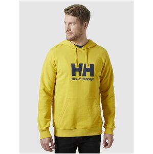 Žlutá pánská mikina s kapucí HELLY HANSEN HH Logo Hoodie