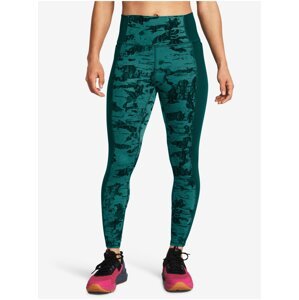 Tmavě zelené sportovní legíny Under Armour Pjt Rck LG Ankl Pt Lg