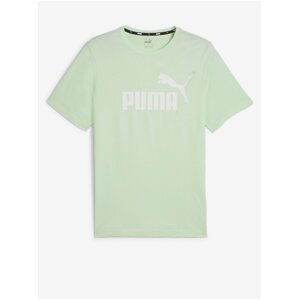 Světle zelené pánské tričko Puma ESS Logo Tee