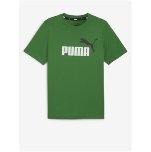 Zelené pánské tričko Puma ESS+ 2 Col Logo Tee