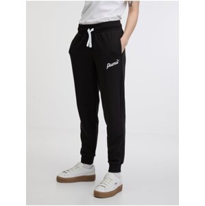 Černé dámské tepláky Puma ESS+ Script Pants TR