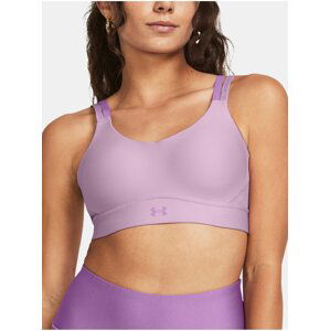 Světle fialová dámská sportovní podprsenka Under Armour UA Infinity Mid 2.0 Rib Bra