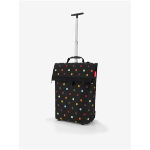Černá dámská cestovní taška s puntíky Reisenthel Trolley M Dots