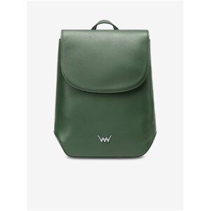 Zelený dámský kožený batoh Vuch Elmon