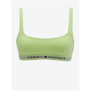 Neonově zelený horní díl plavek Tommy Hilfiger