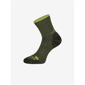 Zelené ponožky z merino vlny ALPINE PRO Kerowe
