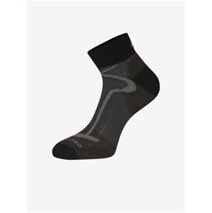 Černo-šedé ponožky ALPINE PRO Gange