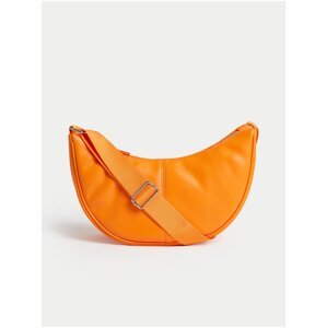 Oranžová dámská kabelka přes rameno Marks & Spencer