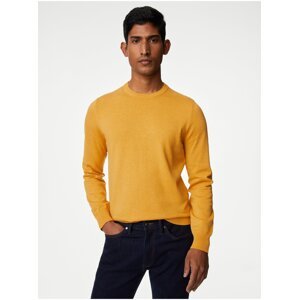Žlutý pánský svetr Marks & Spencer