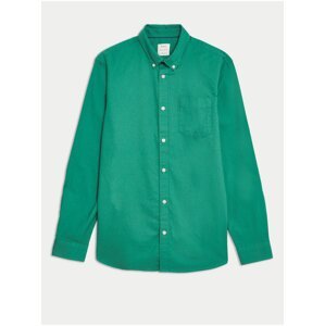 Zelená pánská košile Marks & Spencer