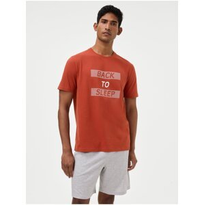 Oranžové pánské tričko Marks & Spencer