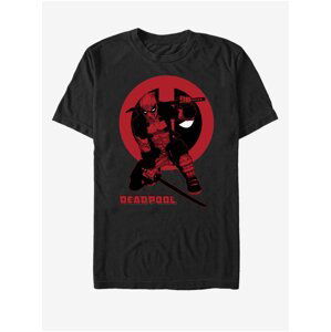 Černé unisex tričko Marvel Samurai Deadpool