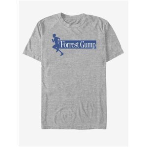 Šedé unisex melírované tričko Paramount Forrest Gump Running Logo