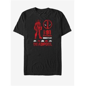 Černé unisex tričko Marvel Deadpool Sil