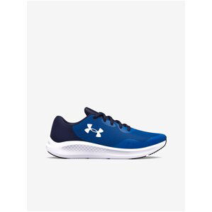 Modré dětské běžecké tenisky Under Armour UA BGS Charged Pursuit 3-BLU