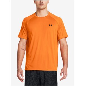 Oranžové pánské tričko Under Armour UA Tech 2.0 SS Tee-ORG
