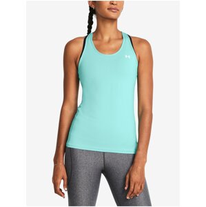 Tyrkysové dámské tílko Under Armour Tech Mesh Racer Tank-GRN