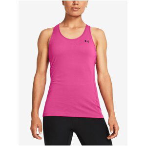 Růžové dámské sportovní tílko Under Armour Tech Mesh Racer Tank-PNK