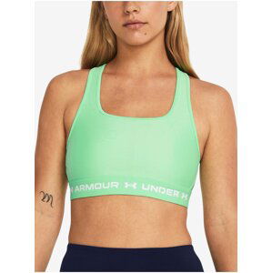 Zelená dámská sportovní podprsenka Under Armour Crossback Mid Bra-GRN