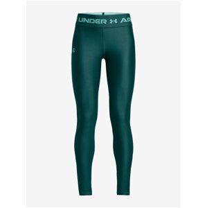 Petrolejové holčičí sportovní legíny Under Armour Armour Legging