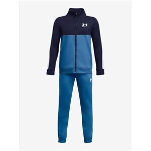 Modrá klučičí sportovní souprava Under Armour UA CB Knit Track Suit