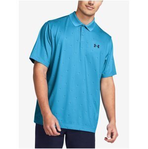 Modré pánské sportovní polo tričko Under Armour UA Perf 3.0 Printed Polo