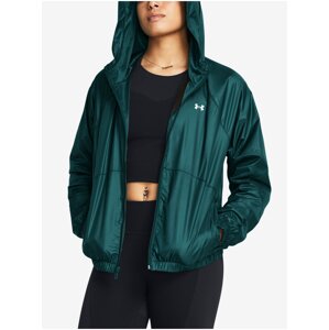 Petrolejová dámská sportovní bunda Under Armour UA SPORT WINDBREAKER JKT