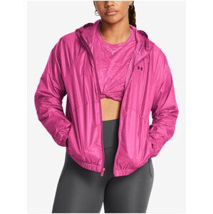 Tmavě růžová dámská sportovní bunda Under Armour UA SPORT WINDBREAKER JKT