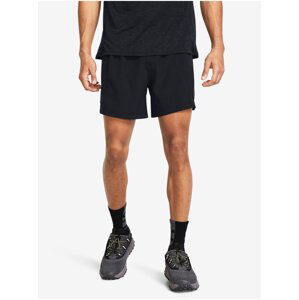 Černé pánské sportovní kraťasy Under Armour UA TRAIL RUN 5'' SHORTS